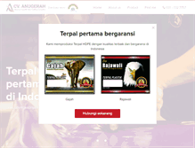 Tablet Screenshot of cvanugerah.com
